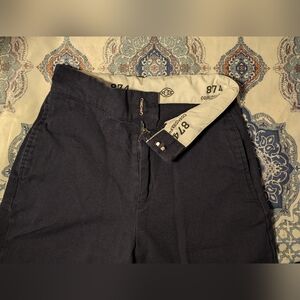 the blueprint : navy blue work pants | Dickies 847 original fit